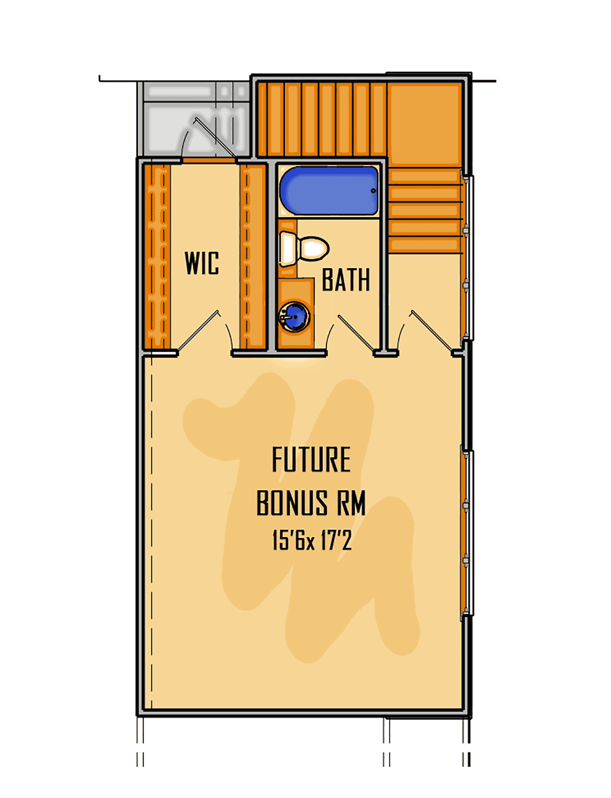 House Plan 44317 Level Two