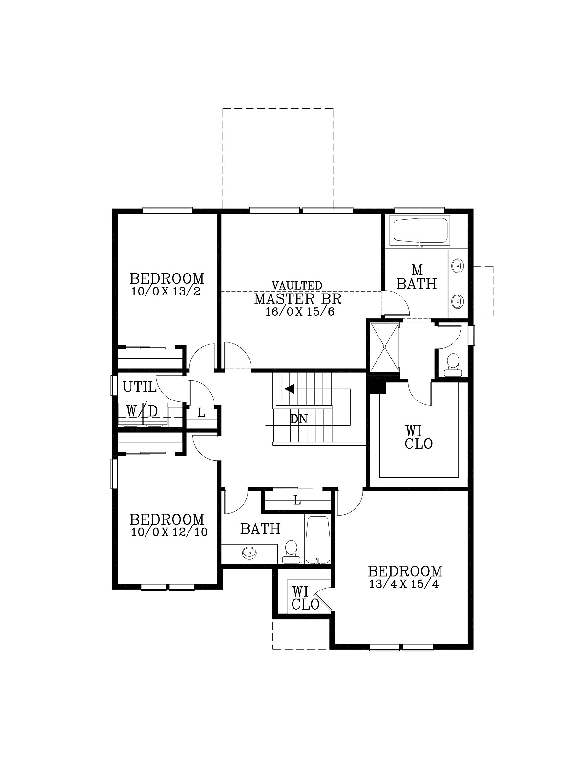 House Plan 44401 Level Two