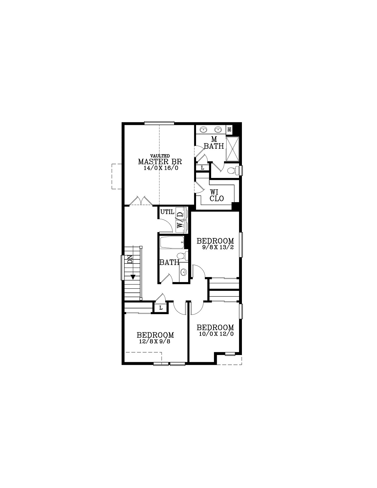 House Plan 44403 Level Two