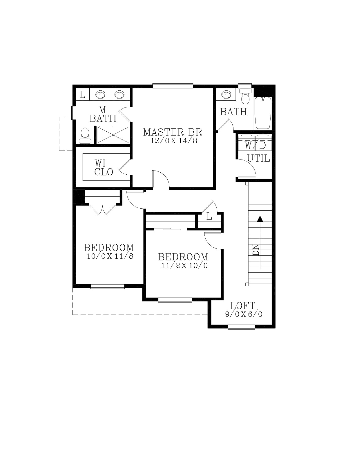 House Plan 44670 Level Two