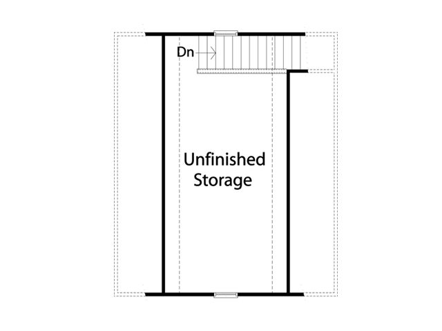 Garage Plan 45149 - 2 Car Garage Level Two