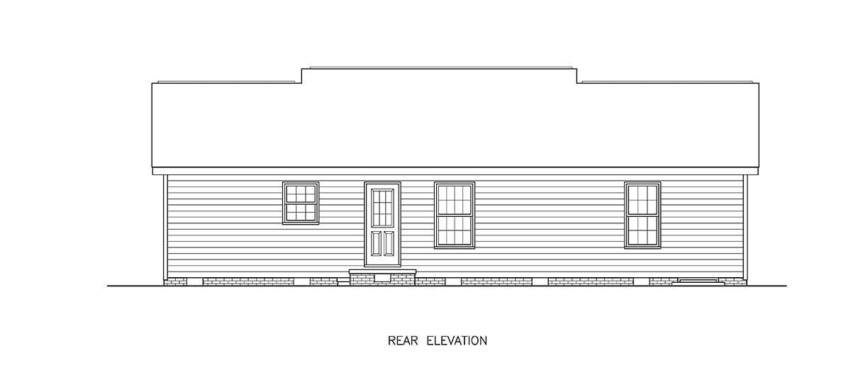 Rear Elevation