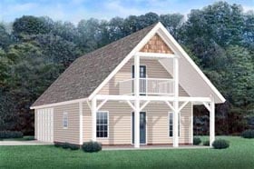Plan 45349 - 972 Square Feet