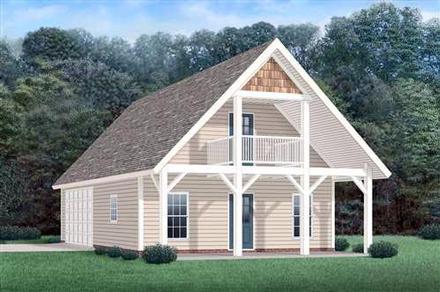 Plan 45349 - 972 Square Feet