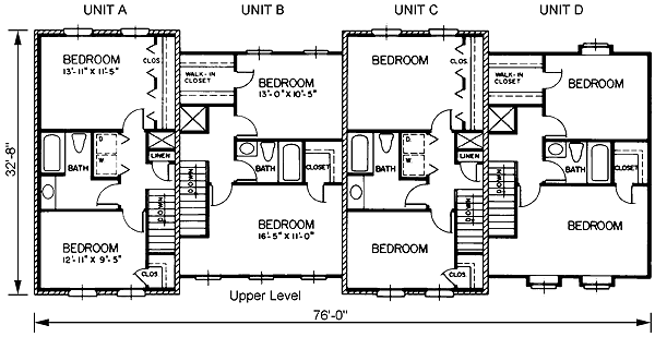 Multi-Family Plan 45372 Level One