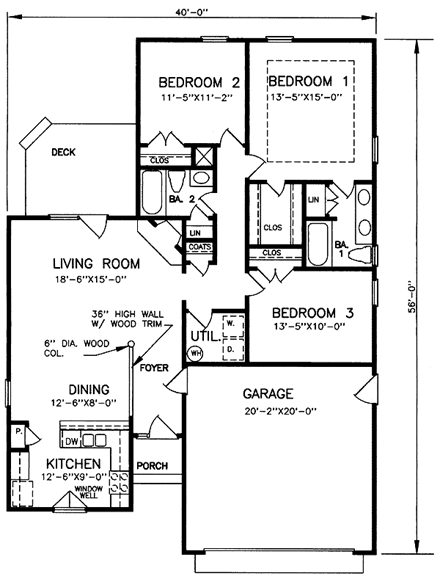 First Level Plan
