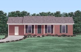 Plan 45507 - 1072 Square Feet