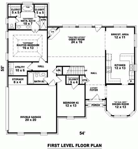 First Level Plan