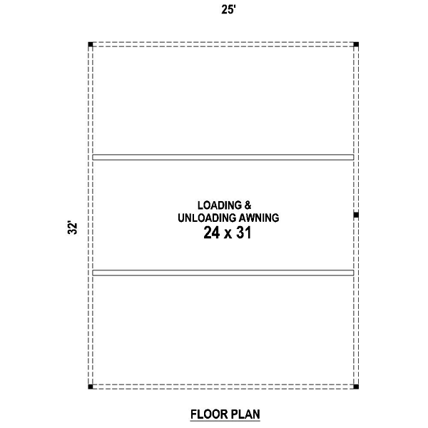 Garage Plan 46794 - 2 Car Garage Level One