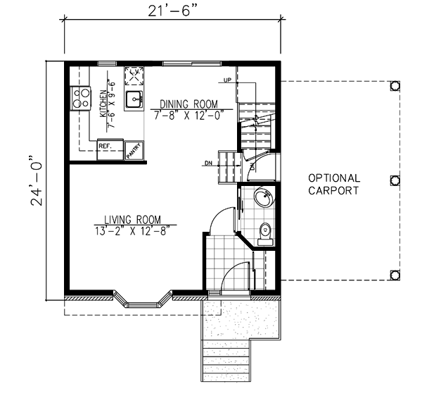 House Plan 48003 Level One