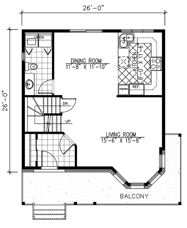 House Plan 48018 Level One