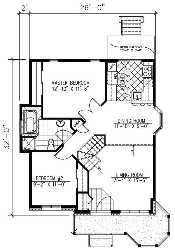 House Plan 48030 Level One