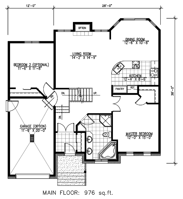 House Plan 48121 Level One