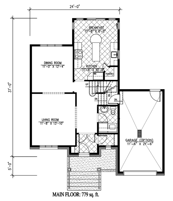 House Plan 48124 Level One