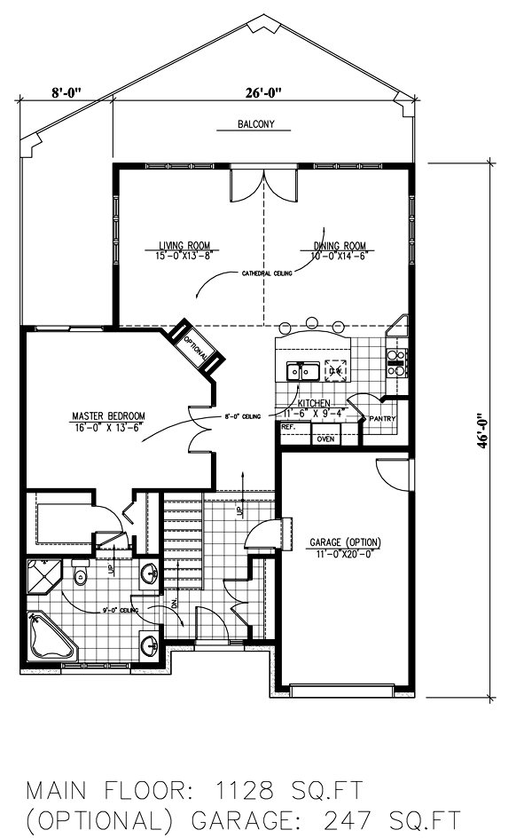 House Plan 48295 Level One