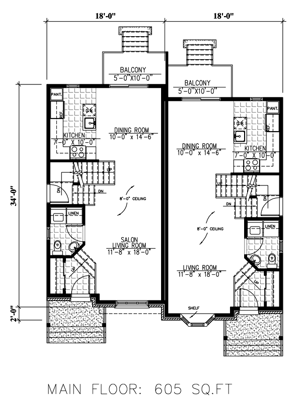 Multi-Family Plan 48297 Level One