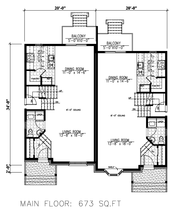 Multi-Family Plan 48298 Level One