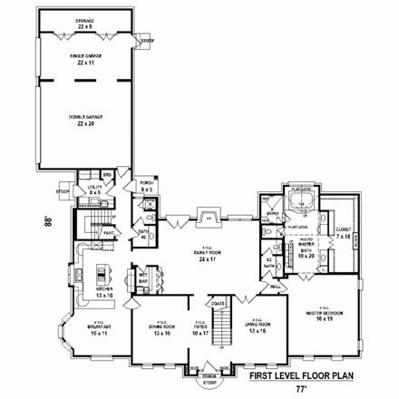 First Level Plan