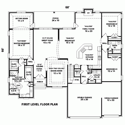 First Level Plan