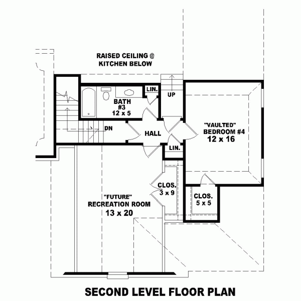 House Plan 48757 Level Two