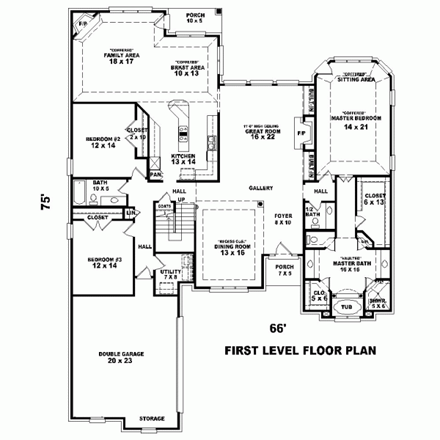 First Level Plan
