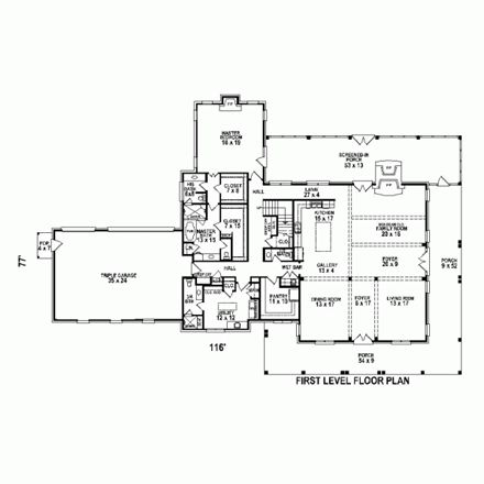 First Level Plan