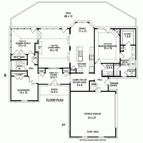 House Plan 48789 Level One