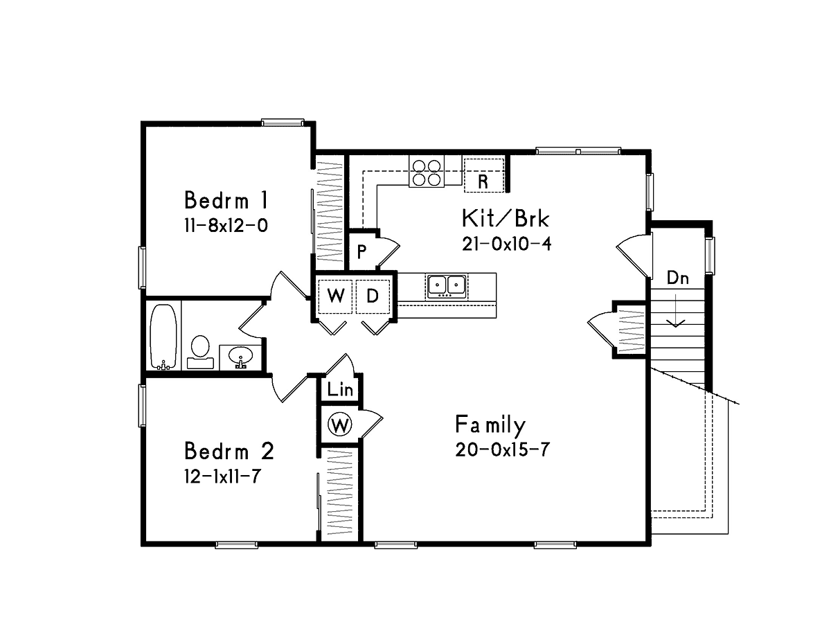 Garage Plan 49029 - 3 Car Garage Apartment Level Two