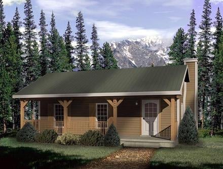 Plan 49148 - 480 Square Feet