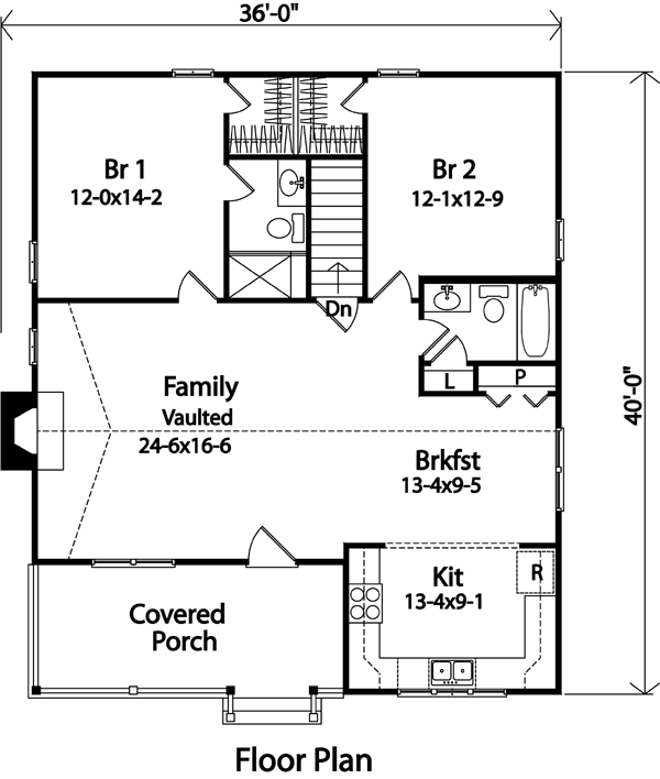 House Plan 49192 Level One