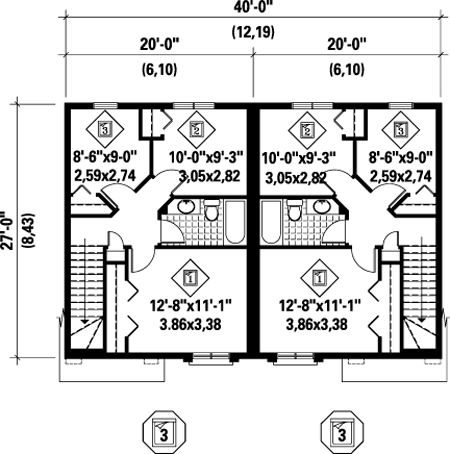Multi-Family Plan 49846 Level Two