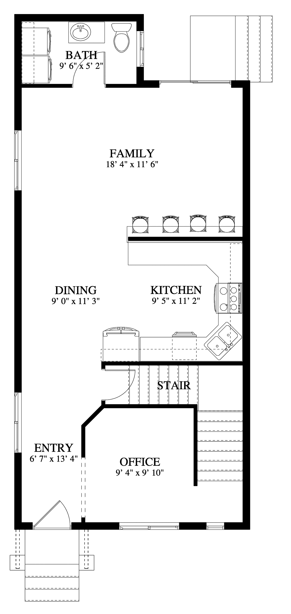 House Plan 50430 Level One