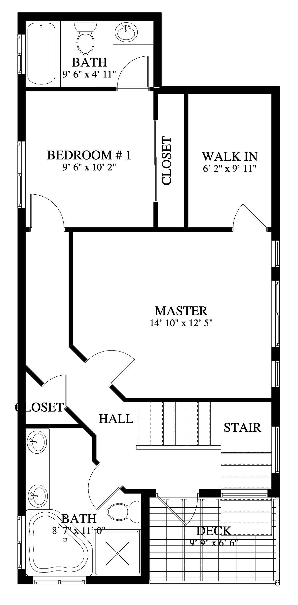 House Plan 50430 Level Two