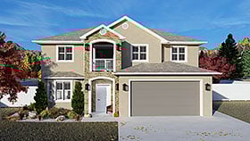 Plan 50535 - 2564 Square Feet