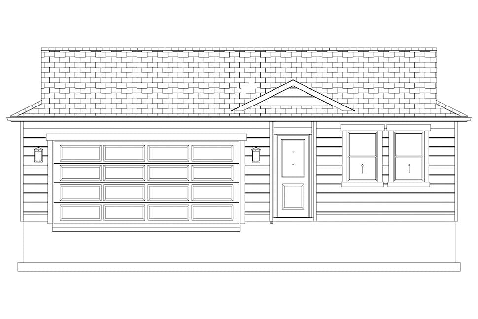 Country, Ranch, Traditional Plan, 2 Car Garage Picture 7