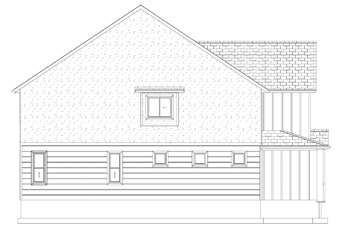 Country, Farmhouse, Traditional Plan with 3774 Sq. Ft., 6 Bedrooms, 6 Bathrooms, 3 Car Garage Picture 3