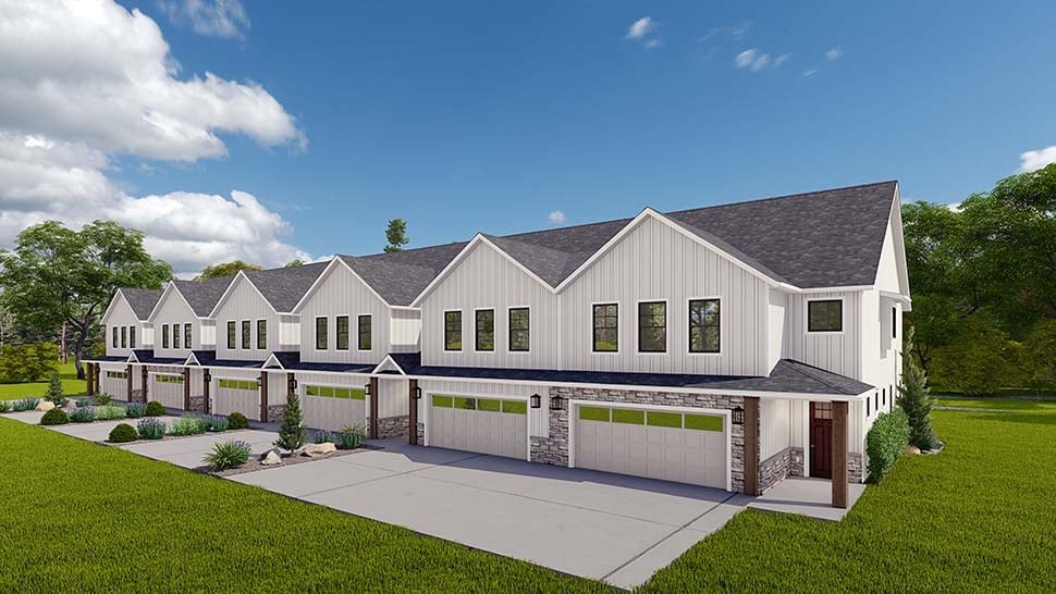 Country, Craftsman, Farmhouse, Traditional Plan with 3774 Sq. Ft., 6 Bedrooms, 6 Bathrooms, 4 Car Garage Picture 4