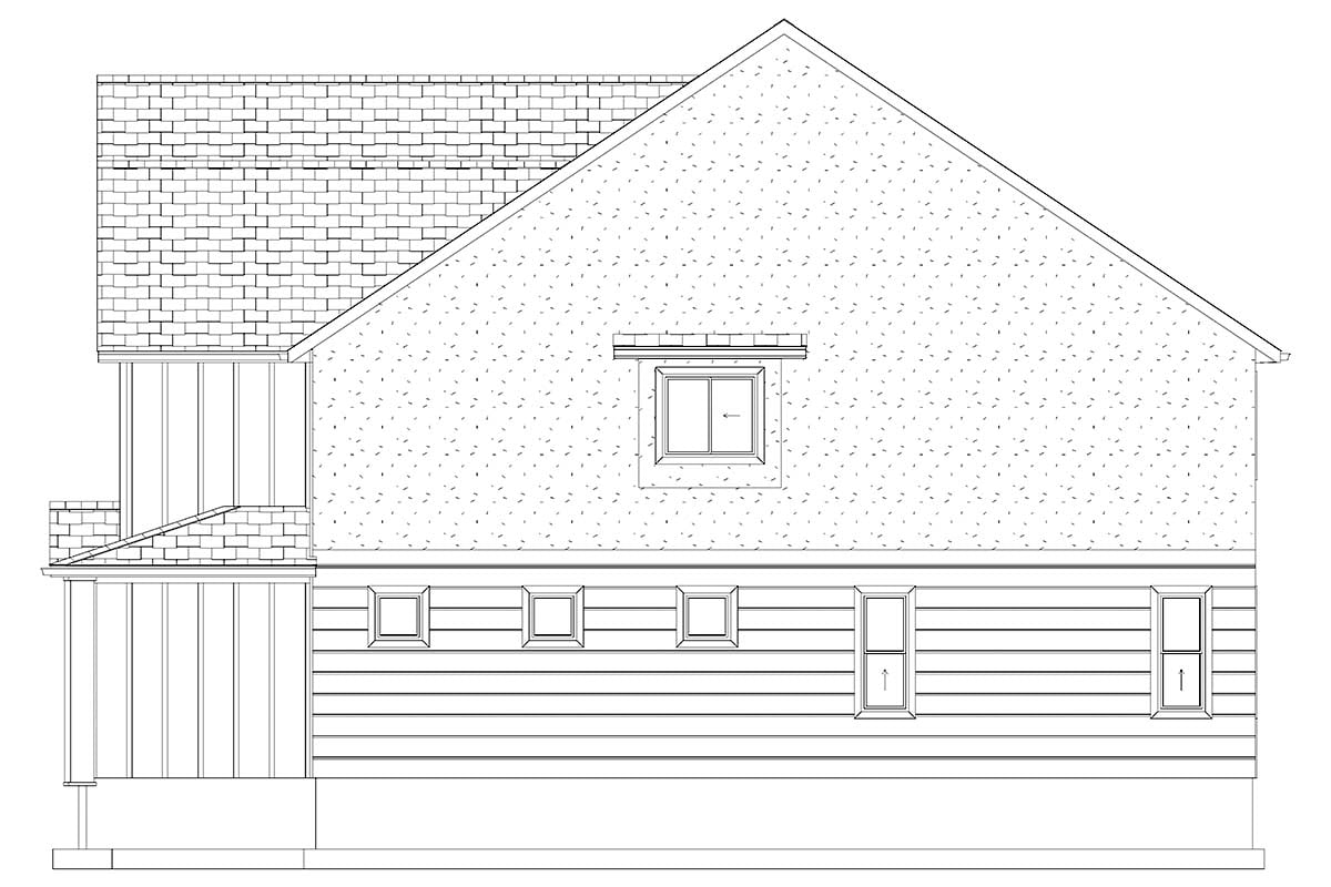 Country, Craftsman, Farmhouse, Traditional Plan with 3774 Sq. Ft., 6 Bedrooms, 6 Bathrooms, 3 Car Garage Picture 2
