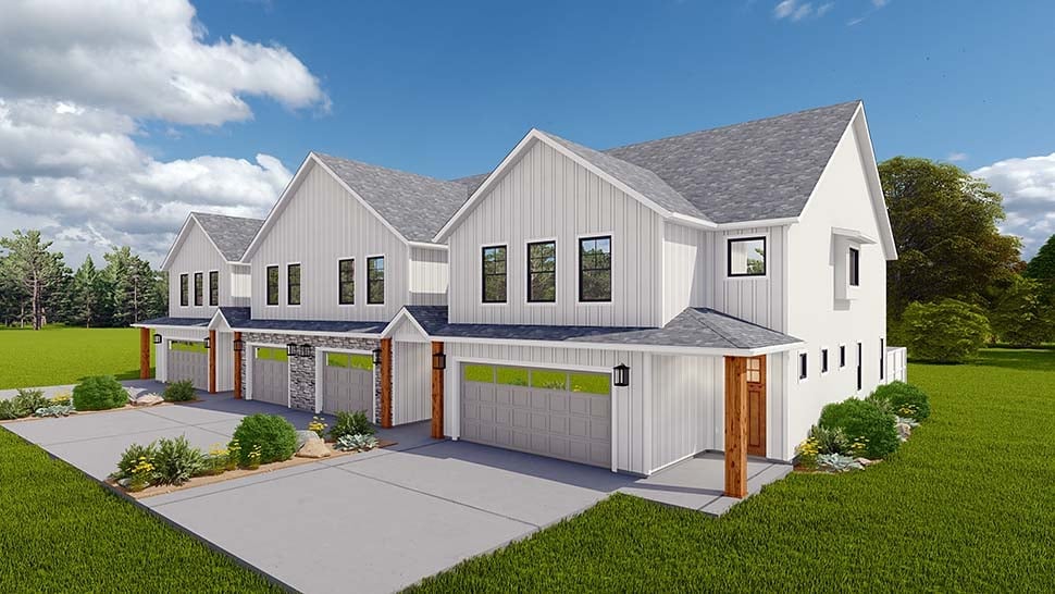 Country, Craftsman, Farmhouse, Traditional Plan with 3774 Sq. Ft., 6 Bedrooms, 6 Bathrooms, 3 Car Garage Picture 4