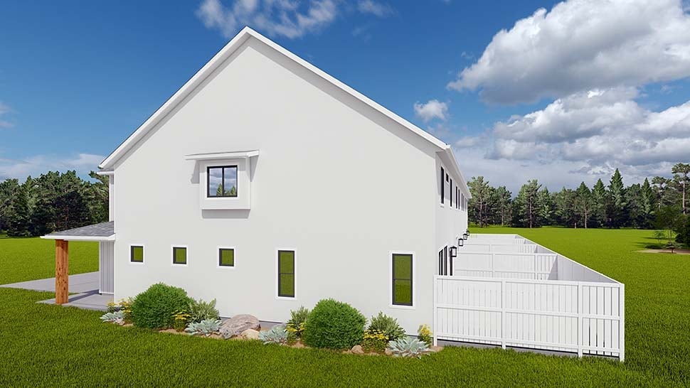 Country, Craftsman, Farmhouse, Traditional Plan with 3774 Sq. Ft., 6 Bedrooms, 6 Bathrooms, 3 Car Garage Picture 5