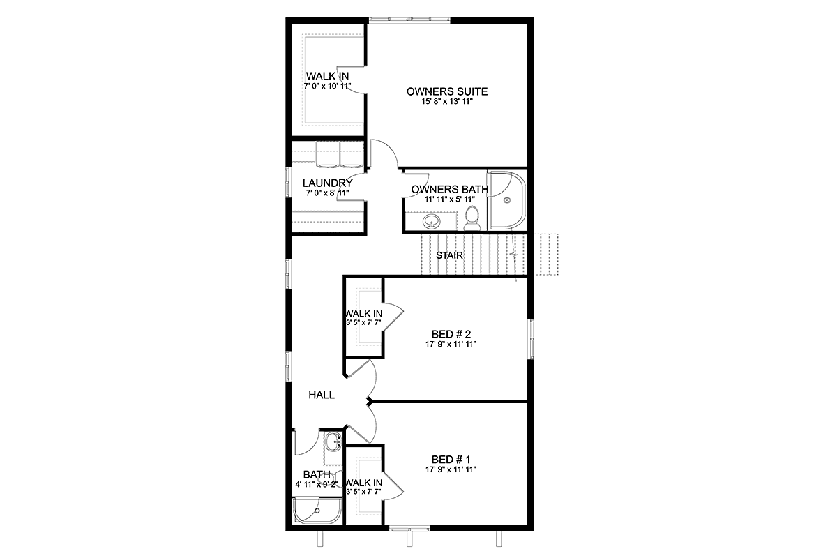 House Plan 50560 Level Two