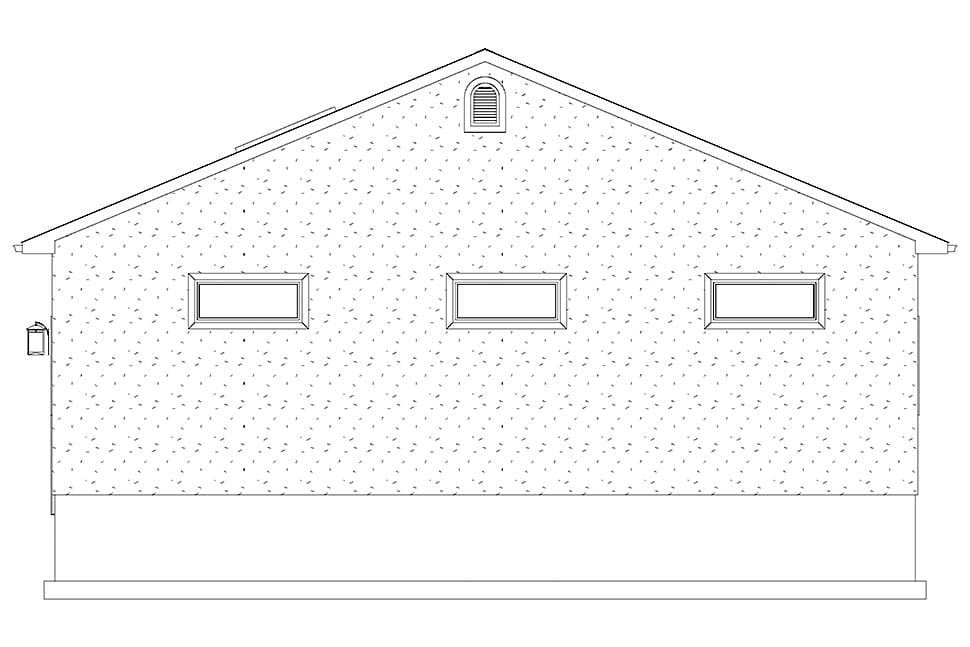 Traditional Plan, 1 Bathrooms, 6 Car Garage Picture 8