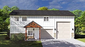 Plan 50567 - 1012 Square Feet