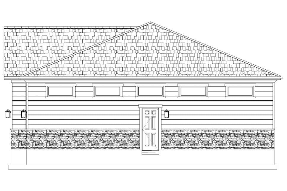 Craftsman, Traditional Plan, 1 Bathrooms, 3 Car Garage Picture 7