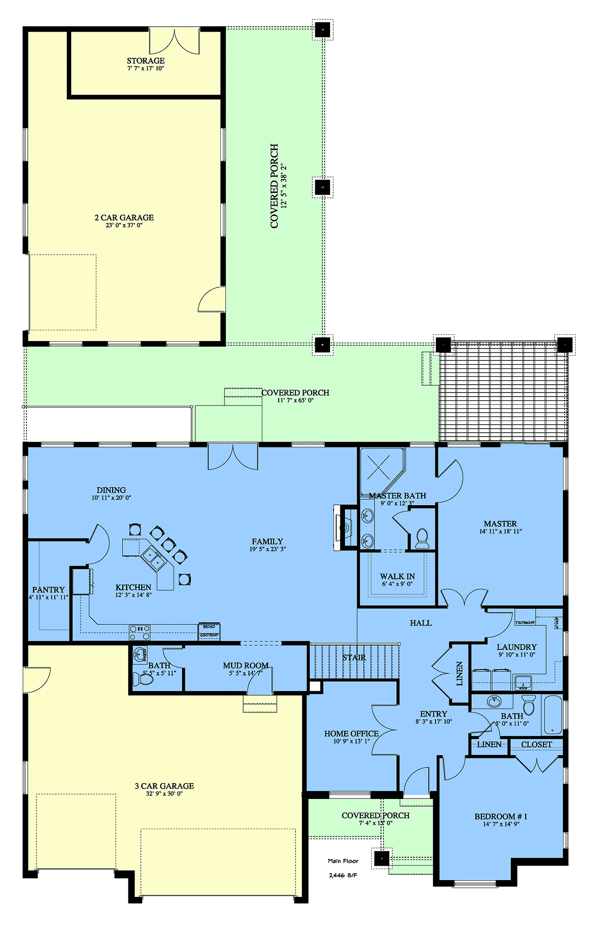 House Plan 50573 Level One