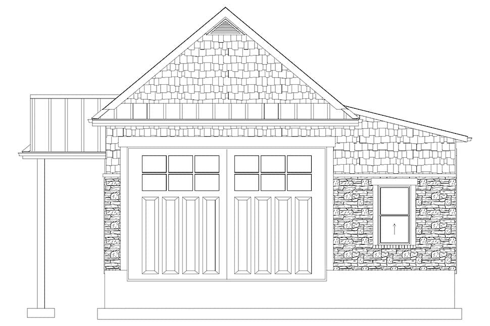 Country, Craftsman, Traditional Plan, 6 Car Garage Picture 6