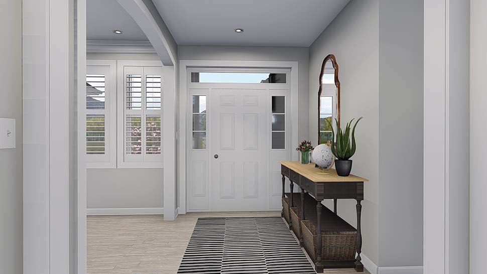 Craftsman, New American Style, Traditional Plan with 4490 Sq. Ft., 5 Bedrooms, 4 Bathrooms, 3 Car Garage Picture 8