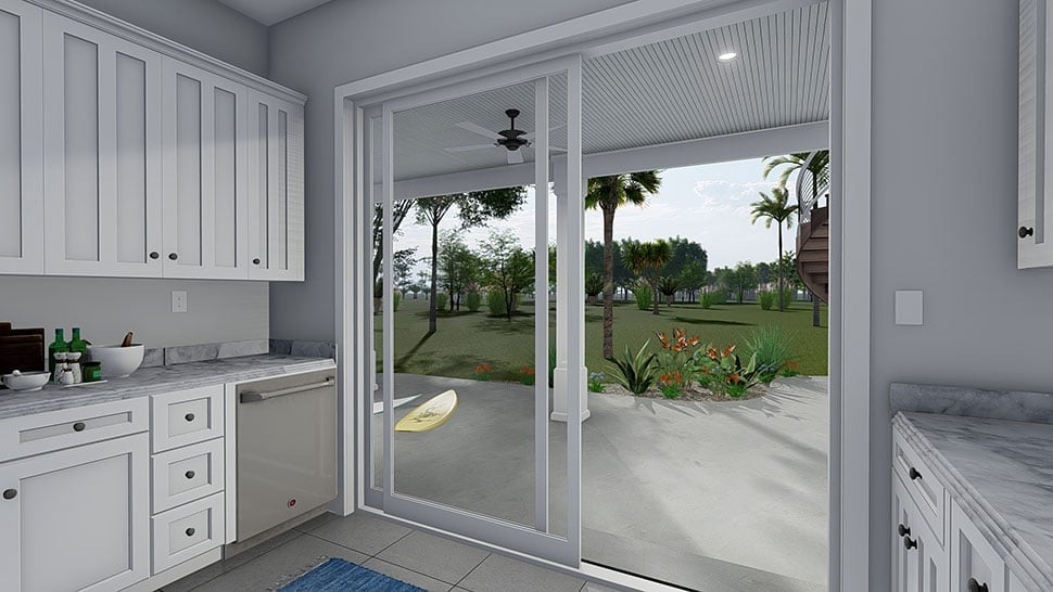 Cottage, Craftsman, Traditional Plan with 1305 Sq. Ft., 1 Bedrooms, 3 Bathrooms, 2 Car Garage Picture 20