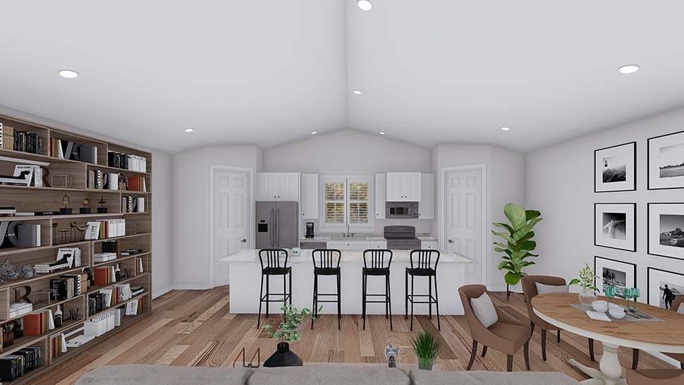 Barndominium, Country, Farmhouse, New American Style Plan with 2249 Sq. Ft., 2 Bedrooms, 3 Bathrooms, 2 Car Garage Picture 11