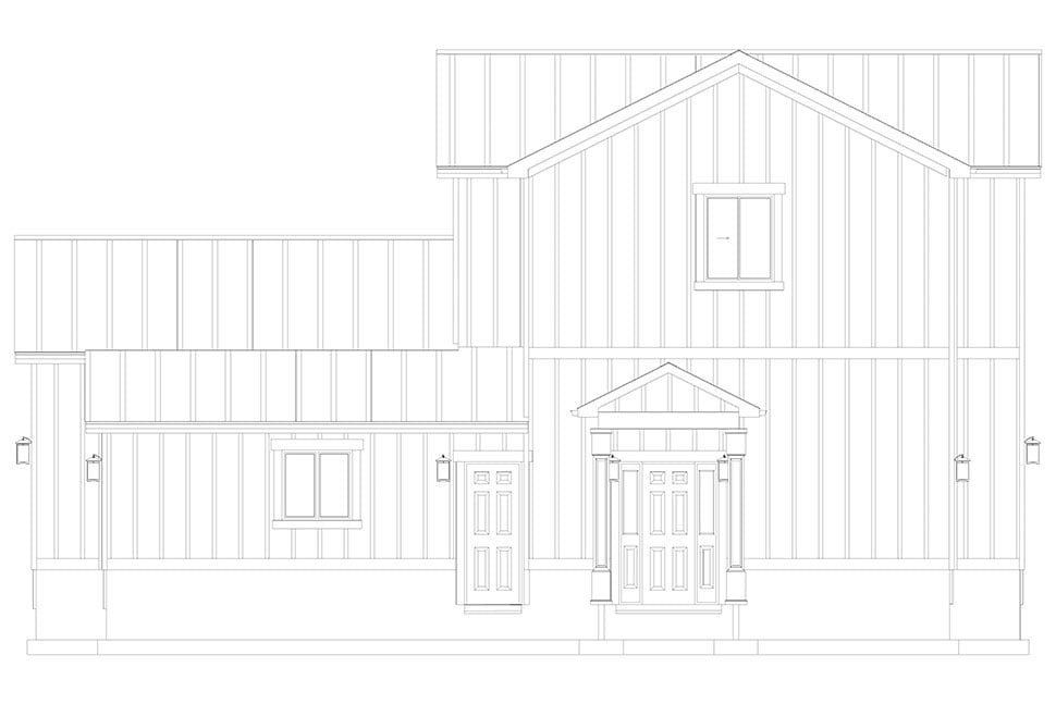 Barndominium, Country, Farmhouse, New American Style Plan with 2249 Sq. Ft., 2 Bedrooms, 3 Bathrooms, 2 Car Garage Picture 20